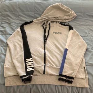 PINK VS HOODED ZIP UP